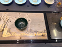 茶錦記茶盤(pán)烏金石國畫(huà)石整塊天然原石高端輕奢茶幾家用客廳辦公茶具茶臺 尺寸：100*50*3CM玄青國畫(huà) 曬單實(shí)拍圖