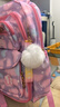 女孩小學(xué)生書(shū)包一年級1-3女生4-6女童兒童輕便減負護脊減壓三到六 中號云朵紫（無(wú)補習袋筆盒） 曬單實(shí)拍圖