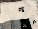 貓人女士襪子女【100%純棉】春秋中筒襪蝴蝶結刺繡堆堆襪25年新品5雙 曬單實(shí)拍圖