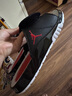 Jordan男子拖鞋一字拖 魔術(shù)貼 顆粒按摩 運動(dòng)鞋FN2452-006黑紅41 曬單實(shí)拍圖