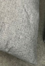 foojo純色抱枕靠墊簡(jiǎn)約腰靠靠枕45*45cm 煙灰色床頭靠墊素色 曬單實(shí)拍圖