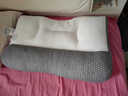 鴻志靜選德國品質(zhì)家用枕頭芯頸椎專(zhuān)用枕頭護頸椎助睡眠舒適枕芯五星級 反牽引-白【單只裝】 曬單實(shí)拍圖