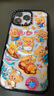 CASETIFY 黃油小熊 x CASETiFY聯(lián)名 黃油小熊貼紙 適用于iPhone16/15 Pro/Max手機殼 透明黑框Magsafe iPhone 16 Pro Max 曬單實拍圖