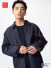 優(yōu)衣庫男裝女裝休閑拉鏈短茄克外套巴恩風(fēng)翻領(lǐng)夾克478230 480827 480827/68深藍(lán)色(牛仔色) M 曬單實拍圖