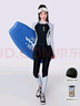 梵迪拉（F.DYRAA）游泳衣女分體防曬長(cháng)袖長(cháng)褲潛水泡溫泉女士泳裝五件套14011灰色XL 曬單實(shí)拍圖