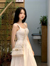 CinvaiKrose【葉一茜同款】凱莉包包女款2025年手提斜挎包生日七夕情人節(jié)禮物 奶油白【送女友老婆女生禮物走心】 曬單實(shí)拍圖