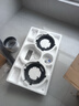 Haotaitai家庭好用燃氣灶具5.2KW智能定時魔碟家用猛火燃氣灶臺嵌入式可翻蓋爐頭燃氣灶具JZT-M2 曬單實拍圖