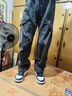 李寧月白hi丨板鞋男鞋秋冬撞色減震回彈中幫休閑鞋AGCU347 曬單實(shí)拍圖