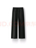 森馬（Semir）發(fā)熱抑菌抓絨抽繩分割寬松2025百搭闊腿褲女冬休閑褲109725127001 曬單實(shí)拍圖