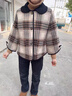 俞兆林中年媽媽秋裝50-60歲洋氣外套小香風(fēng)毛呢開衫中年婦女上衣服休閑 黑色 XL 建議115-130斤 曬單實(shí)拍圖