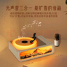 聯(lián)想異能者八音盒香薰黑膠無(wú)線(xiàn)音響高音質(zhì)立體環(huán)繞藍牙音箱唱片機氛圍夜燈教師節開(kāi)學(xué)生日禮物奶茶白 曬單實(shí)拍圖