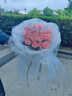 拾光逆旅情人節鮮花同城配送99朵玫瑰花束送女友求婚表白結婚花束花店送花 甜蜜女王丨33朵戴安娜粉玫瑰配皇冠仙女紗蒙面 曬單實(shí)拍圖