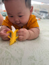 NUBY（努比）香蕉牙膠全硅膠寶寶防吃手神器嬰兒磨牙抓握訓練軟咬膠 黃色香蕉牙膠 1只裝 曬單實拍圖