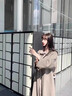 春乏2025春秋季中長(cháng)款美拉德雙面絨毛呢大衣女時(shí)尚小個(gè)子呢子外套女 摩卡色 XS 建議105斤以下 曬單實(shí)拍圖