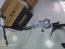 JEEP吉普折疊車(chē)自行車(chē)鋁合金變速折疊超輕便捷男女通勤親子車(chē)-L200 石墨灰【黑色把立+黑色輪胎】 20寸（建議身高145-185CM） 7速 曬單實(shí)拍圖