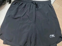 李寧（LI-NING）泳褲男士防尷尬游泳褲平角雙層防走光水陸兩用沙灘褲337 XL 曬單實(shí)拍圖