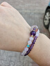 老鳳祥 天然紫水晶手串女國風(fēng)多層瑪瑙手鏈手環(huán)實(shí)用生日禮物女生送女友 【京東八倉發(fā)貨】*當/次日達-輕奢優(yōu)級紫水晶手串 曬單實(shí)拍圖