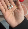 LnieerS925銀珍珠耳環(huán)女施家正圓輕奢高級感耳釘超閃法式名媛耳飾銀耳扣 【10mm】施家珍珠耳環(huán)【S925銀】 曬單實(shí)拍圖