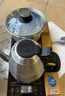 金灶（KAMJOVE）F9全自動(dòng)手柄上水電熱水壺泡茶壺保溫電茶壺燒水壺恒溫一體電茶爐 0.8L /F9單底座(無(wú)壺,無(wú)鍋） (配軟管)20X37CM桶裝水版 曬單實(shí)拍圖