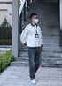 森馬（Semir）森柔牛仔|牛仔褲男貓須復古做舊直筒褲2025冬季長褲109725124102 曬單實拍圖