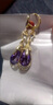 氣質(zhì)水滴耳扣天然紫水耳墜耳飾耳環(huán)防過(guò)敏霸氣不退色女 耳扣防過(guò)敏紫色水滴耳環(huán) 店鋪福利大放送 曬單實(shí)拍圖