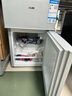 奧克斯（AUX）家用雙門(mén)迷你小型冰箱 冷藏冷凍保鮮小冰箱 宿舍租房節能電冰箱 【國家補貼】BCD-30K118 基礎款 銀色 曬單實(shí)拍圖