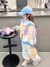 G.DUCKKIDS女童春秋款套裝2025新款洋氣時(shí)髦運動(dòng)寶寶秋季兒童運動(dòng)秋裝兩件套 米白 130 cm 曬單實(shí)拍圖