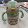 babycare小企鵝兒童保溫杯嬰幼兒寶寶保溫奶瓶水壺學飲直飲吸管杯兒童水杯 贈直通吸嘴- 把手款淺嗬綠 300ml 曬單實拍圖