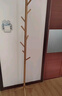 穩納 衣帽架 衣架落地 實(shí)木掛衣架 陽(yáng)臺臥室衣服架  原木色三角款3176 曬單實(shí)拍圖