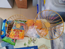 林家小子輕奢水果盤家用客廳茶幾多層蛋糕零食擺放展示盒收納筐高檔水果籃 金色大號【雙層圓款】 曬單實拍圖