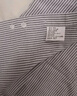 凡客誠品（VANCL）全棉牛津紡短袖襯衫 藍(lán)細(xì)條 44 曬單實(shí)拍圖