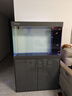 閩江（minjiang）魚(yú)缸水族箱客廳家用中大型底濾輕奢極簡(jiǎn)造景超白玻璃金龍魚(yú)缸 神秘灰色（基礎款） 長(cháng)100x寬34x高152cm（超白玻璃） 曬單實(shí)拍圖