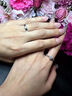 邁米德結(jié)婚對戒仿真鉆戒求婚戒指道具情侶假戒指一對婚禮訂婚活口送女友 仿真鉆戒一對【2個(gè)單戒盒】 曬單實(shí)拍圖