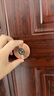 雷鳥(niǎo)防盜貓眼門(mén)鏡入戶(hù)門(mén)家用五金防撬防拆步陽(yáng)門(mén)堵孔高清玻璃鏡片金屬 紅古-孔15-22門(mén)71-100配銼刀需要擴孔 曬單實(shí)拍圖