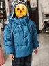 JELLYBABY兒童羽絨服冬季女童冬裝抗寒小男童加厚外套保暖冬寶寶面包服秋冬 藍(lán)色 110 110CM 曬單實拍圖
