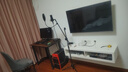 金正（NINTAUS）HY-103麥克風(fēng)話(huà)筒支架話(huà)筒架落地直播鋼管管體伸縮三腳架錄音舞臺支架設備配 雙咪夾 曬單實(shí)拍圖