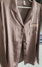 軒靚睡衣女士春秋款仿真絲綢夏季長(cháng)袖冰絲家居服套裝  61952霧紫 L 曬單實(shí)拍圖