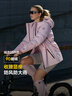 波司登（BOSIDENG）【反季】冬季羽絨服鵝絨女款短款連帽新國標90絨商場同款寬松外套 【店長推薦】黎明紫6248 M 165/88A 曬單實拍圖