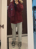 森馬（Semir）森柔牛仔|商場(chǎng)同款牛仔褲女長(cháng)褲2025春季直筒褲潮流103125124013A 曬單實(shí)拍圖