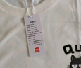 名創(chuàng)優(yōu)品（MINISO）短袖男純棉休閑寬松夏季圓領(lǐng)百搭青少年潮流半袖t恤 淺米 XL 曬單實(shí)拍圖