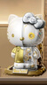 TOP TOY三麗鷗HelloKitty凱蒂貓白金大體積木拼裝玩具女生七夕情人節(jié)禮物 曬單實(shí)拍圖