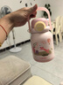 蘇泊爾（SUPOR）兒童保溫杯吸管杯雙飲外出噸噸杯水壺316L不銹鋼幼兒園上學喝水杯 曬單實拍圖