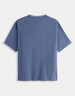ABERCROMBIE & FITCH【重磅圓領(lǐng)】男裝25夏季美式復(fù)古經(jīng)典小麋鹿短袖T恤KI124-5181 復(fù)古藍(lán) L (180/108A) 曬單實(shí)拍圖