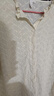 茵曼田園文藝繡花高級感襯衫秋季女通勤薄款上衣 淡香杏-18518197 S 曬單實拍圖