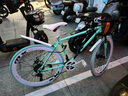 ICOLOUR變速死飛山地自行車(chē)男彎把單車(chē)公路車(chē)賽車(chē)實(shí)心胎雙碟剎成人女中學(xué) 減震-比安奇24速60刀 曬單實(shí)拍圖