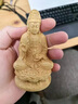 小葉黃楊木雕家居客廳實木雕刻手工藝品擺件工藝擺件觀音送禮 蓮花佛手黃楊木（高11長6寬4.3cm） 曬單實拍圖