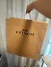 蔻馳（COACH）【品牌直供】女士CITY 33大號(hào)雙面手提托特包 胡桃木色拼黑色 曬單實(shí)拍圖