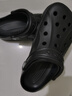 卡駱馳crocs洞洞鞋貝雅男鞋女鞋輕便耐磨一腳蹬拖鞋休閑鞋|10126 黑色-001 39 (240mm) 曬單實(shí)拍圖
