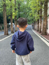 齊齊熊齊齊熊男童連帽衛(wèi)衣2024新款兒童休閑秋裝寶寶秋冬季寬松套頭衫潮 曬單實(shí)拍圖