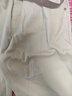 森馬休閑褲女百搭腰帶長(zhǎng)褲女士夏季通勤顯瘦闊腿褲101324127003A 曬單實(shí)拍圖